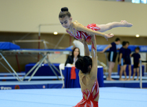 Akrobatika gimnastikası üzrə Azərbaycan və Bakı birinciliyi başlayıb. Azərbaycan, Bakı, 20 may 2016